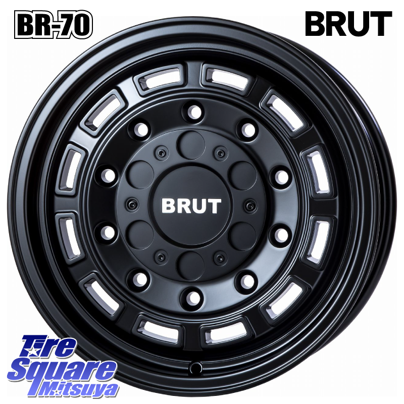 BRUT(ブルート)16インチ、A/T タイヤセット 楽天市場】BRUT(ブルート) BR-44 ミリタリーブラック 16インチ 【厳選