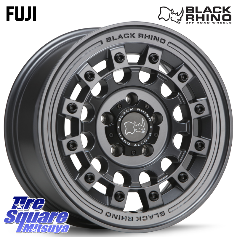 FUJI フジ マッドガンメタ ホイール 17インチ※インセット-12の商品写真