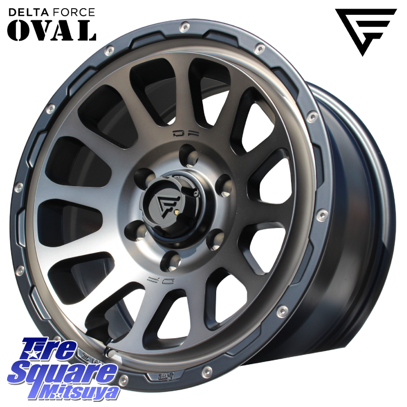 デルタフォース オーバル 6穴 ホイール 17インチの商品写真