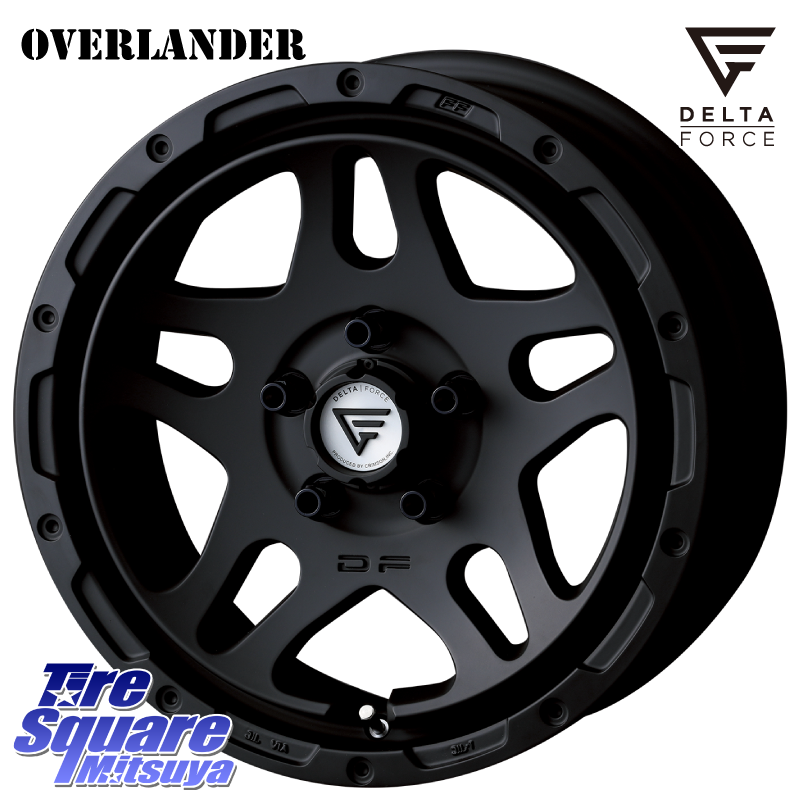 デリカ　アウトランダー　MT　タイヤ＆ホイール　４本 DELTA FORCE OVERLANDER オーバーランダー デリカD5専用 ホイール 16