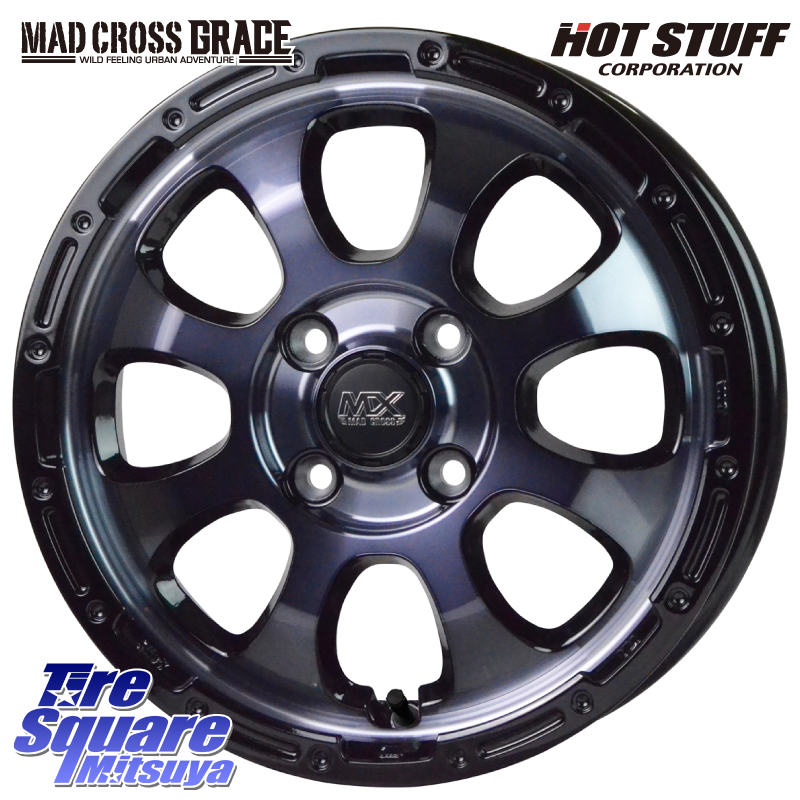 マッドクロス GRACE グレイス BKC 4H 在庫● ホイール 14インチ ★サマーセール★の商品写真