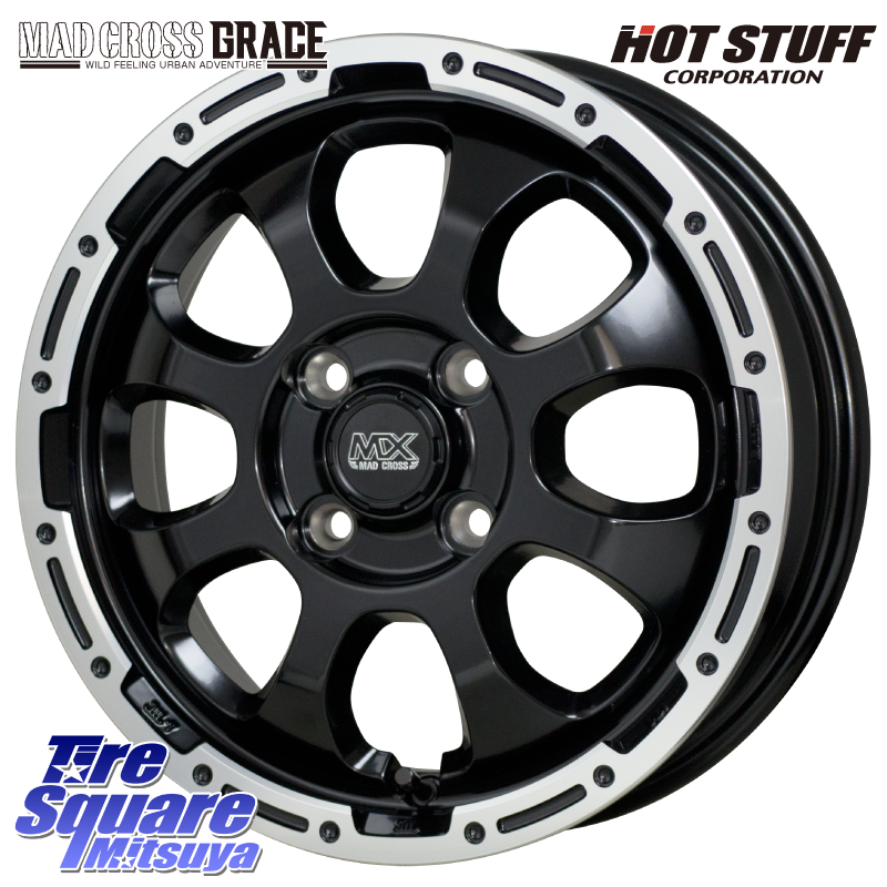 マッドクロス GRACE グレイス BK 4H 在庫● ホイール 15インチ ★サマーセール★の商品写真