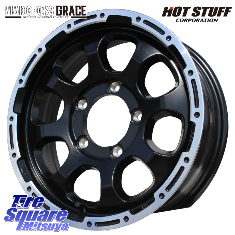 マッドクロス GRACE グレイス BK JIMNY ホイール 16インチの商品写真