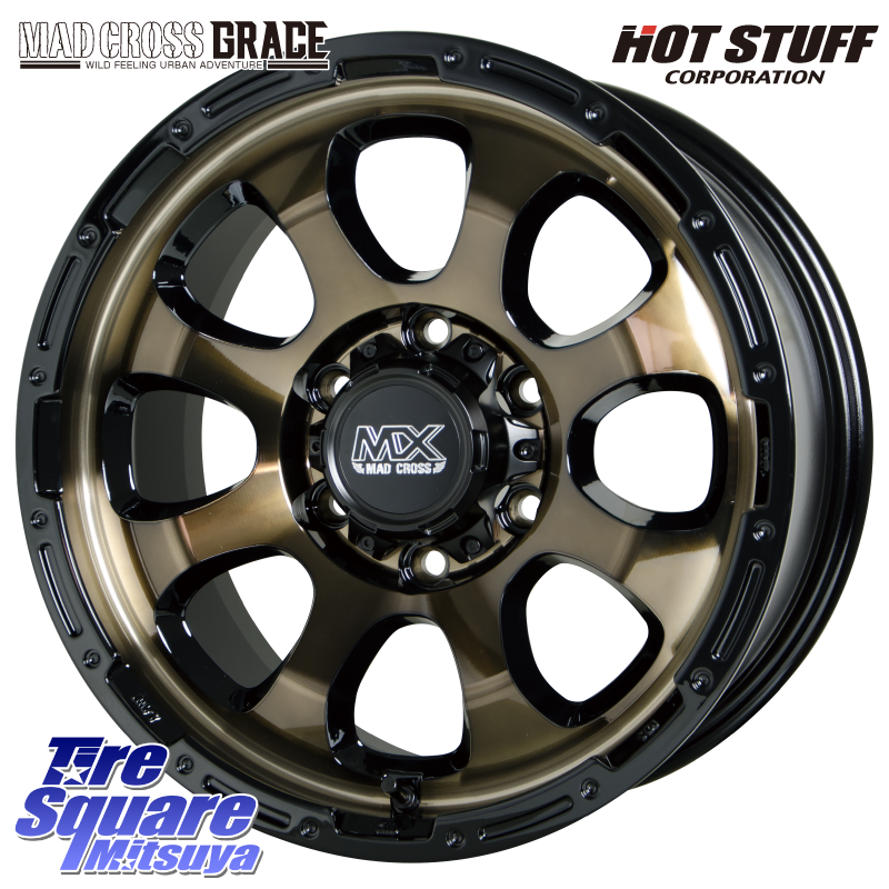 マッドクロス GRACE グレイス BR 6H 在庫● ホイール 17インチ ★サマーセール★の商品写真