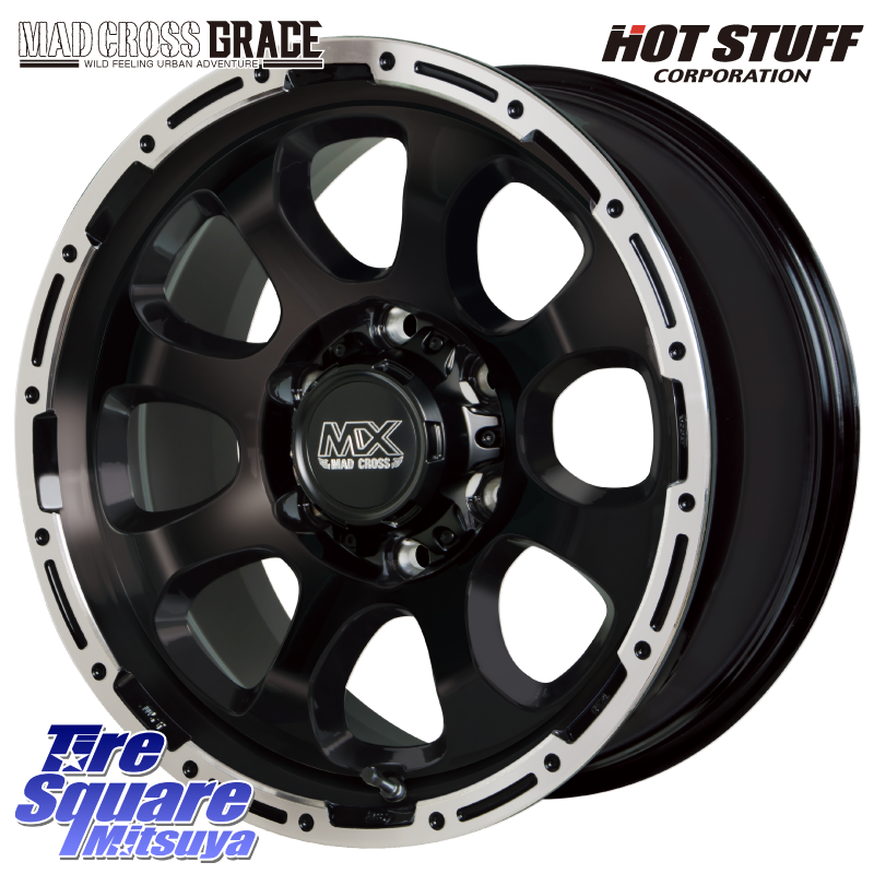 マッドクロス GRACE グレイス BK 6H 在庫● ホイール 17インチ ★サマーセール★の商品写真