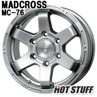 MAD CROSS マッドクロス MC-76 MC76 CAP付 ホイール 15インチの商品写真