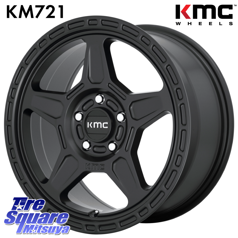 KMC KM721 ALPINE ブラック ホイール 16インチ 専用Nut別売 の詳細情報