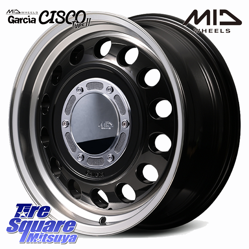 【欠品次回12月下-1上旬予定】MID GARCIA CISCO Type2 ホイール 16インチの商品写真