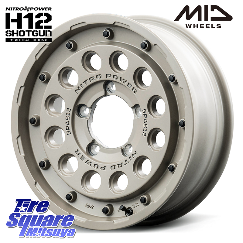 MID ナイトロパワー H12 SHOTGUN TACTICAL EDITION ※インセット-5 ホイール 16インチの商品写真
