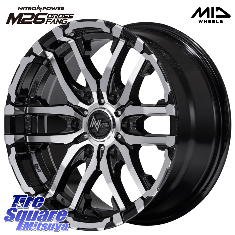 NITRO POWER ナイトロパワー M26 CROSS FANG ホイール 17インチの商品写真