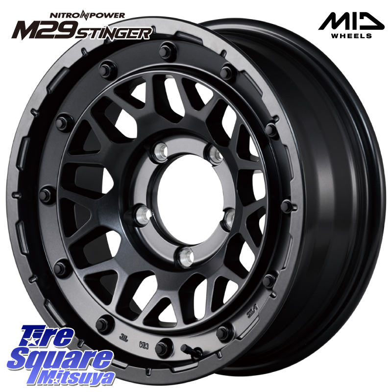 NITRO POWER ナイトロパワー M29 STINGER スティンガー ※インセット -5 ホイール 16インチの商品写真