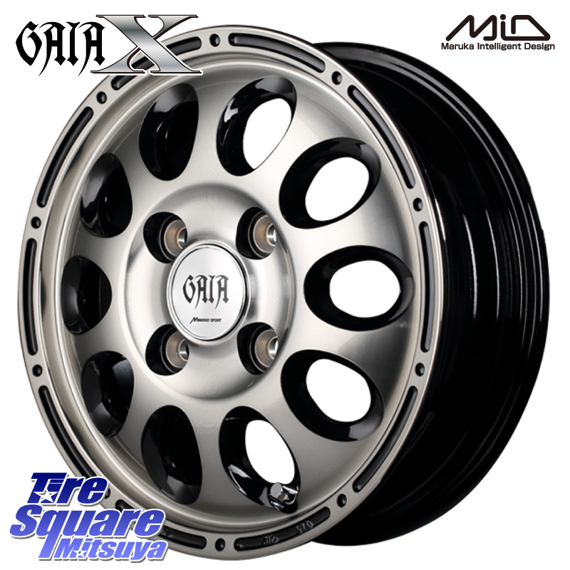 【欠品次回12月下-1上旬予定】MID GAIA X ガイアクロス ホイール 12インチの商品写真