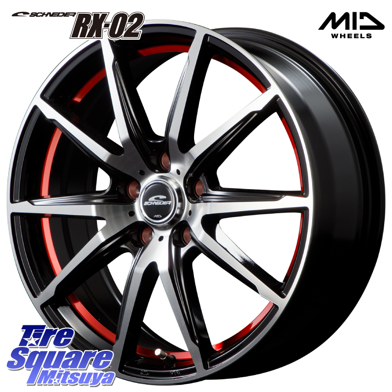 MID SCHNEIDER シュナイダー RX02 RED 17インチの商品写真