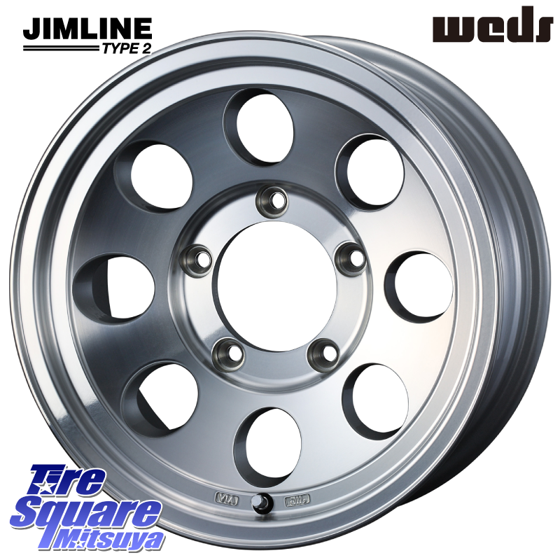 WEDS JIMLINE TYPE2 POL 15インチ の詳細情報 | タイヤスクエアミツヤ