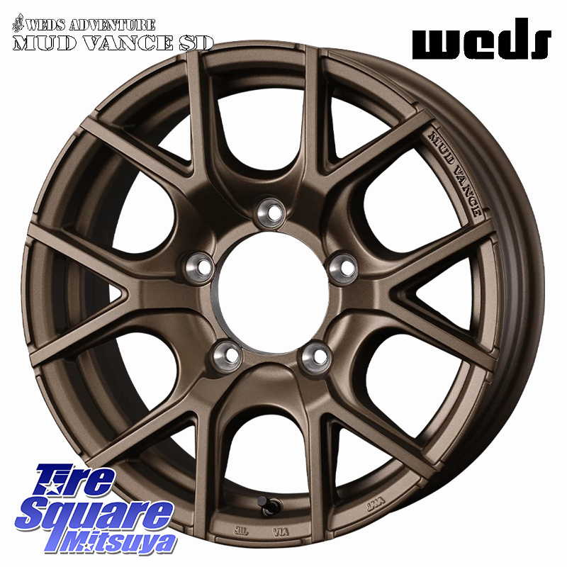 【欠品次回12月下旬】 MUDVANCE SD ホイール 16インチの商品写真
